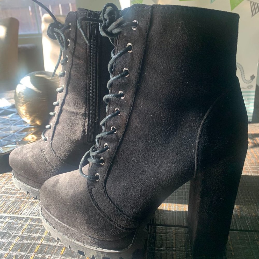 NEW ANKLE BLACK BOOTS